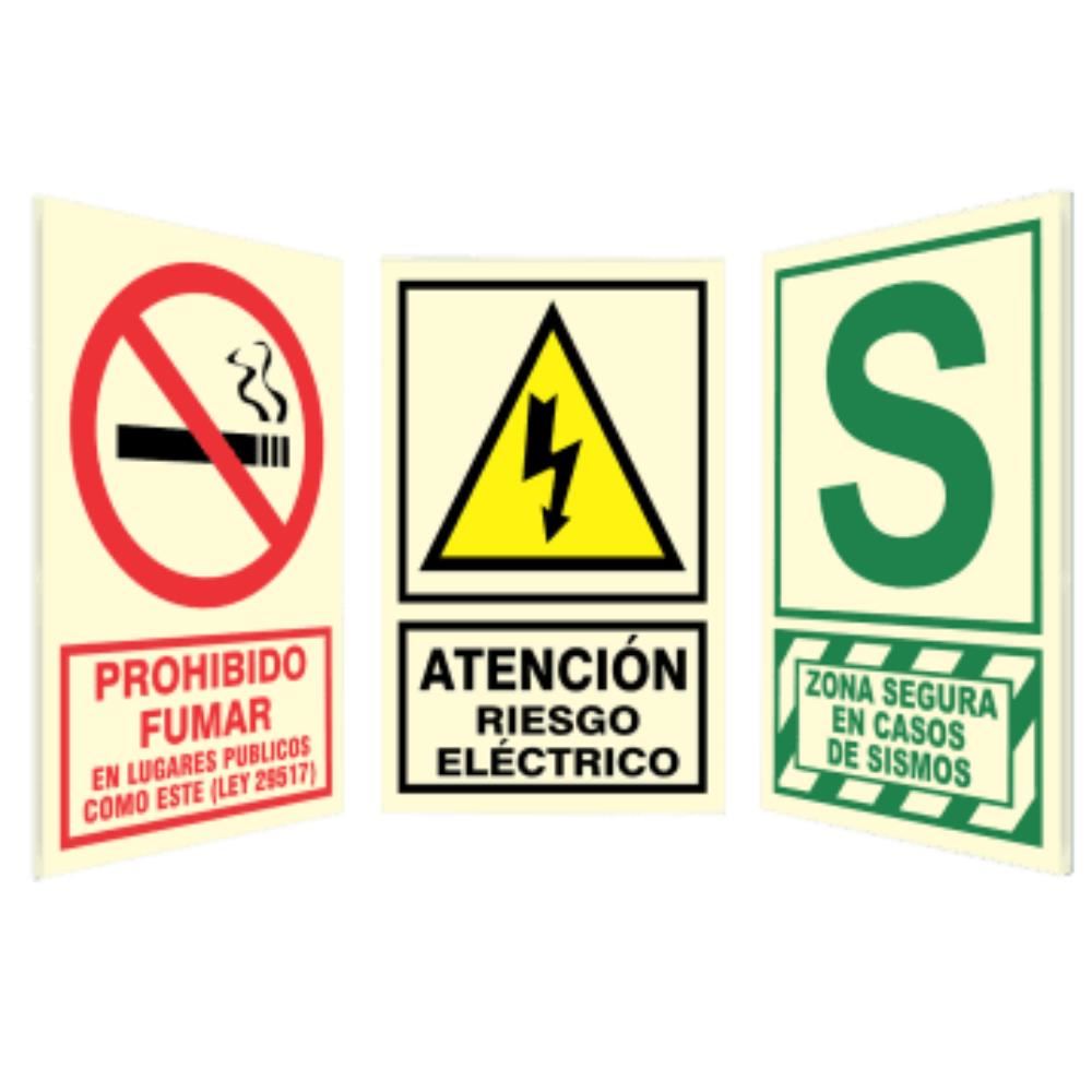 PACK DE SEÑALES FOTOLUMINOSAS CON BASE TAMAÑO 40×60